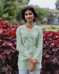 Aira Pastel Green - Relaxed Fit Short Kurti