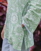 Aira Pastel Green - Relaxed Fit Short Kurti