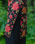 Anitha Black - Collar Neck Long Kurta Ehkaaya X Her Untold