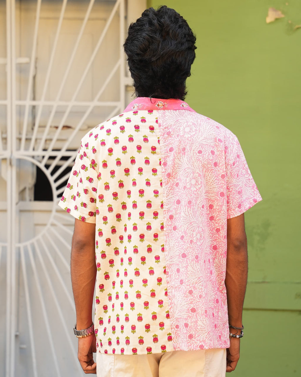 Thunnal - Unisex Patchwork Shirt