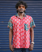 Dua - Red And Blue Printed Unisex Shirt