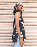 Lila Black - Printed Short Kurti