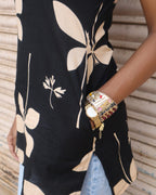 Lila Black - Printed Short Kurti