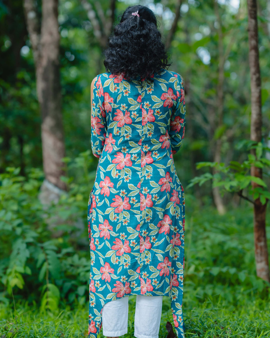 Nirala Blue - Asymmetrical Long Kurta Ehkaaya X Her Untold